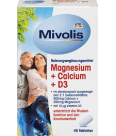 Mivolis Magnesium + Calcium + D3  45st
